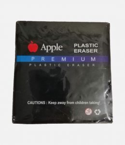 Plastic Eraser Set Apple