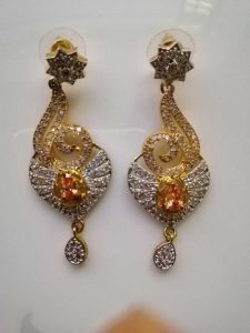 গহনা সেট - Diamond Cut Women Dangle Drop Earrings