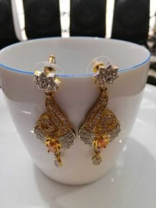 গহনা - Diamond Cut Women Dangle Drop Earrings