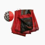 Half Silk Saree Block Design - hot saree
