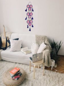 Hand Crafted Hanging Wall Mat | Gallery pic