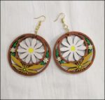 Wooden Daisy Earrings - Try our fashion jewelry online store.