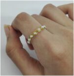 Finger Band - Wire Braided Bead Ring